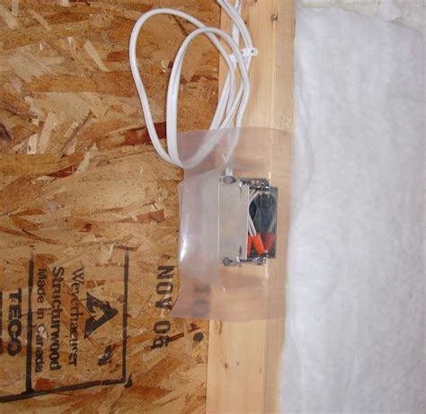 air sealing electric boxes in ceiling|vapor barrier for electrical outlet.